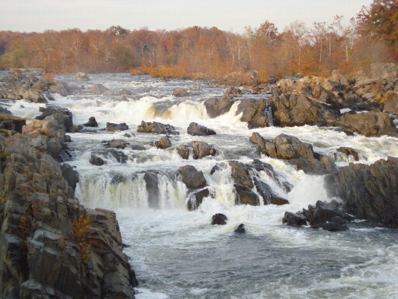 Great Falls from the Virginia Side of the Potomac near Seven Corners