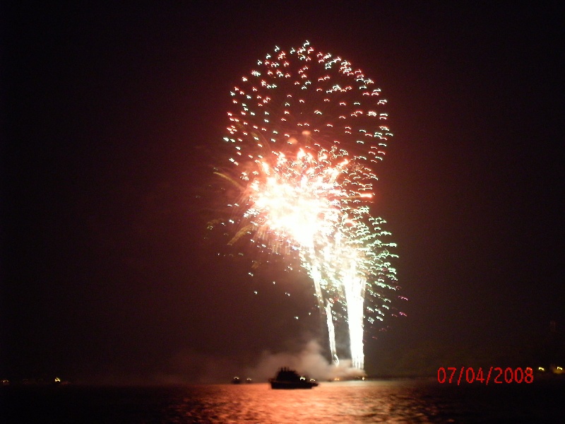 fireworks near Gloucester Point