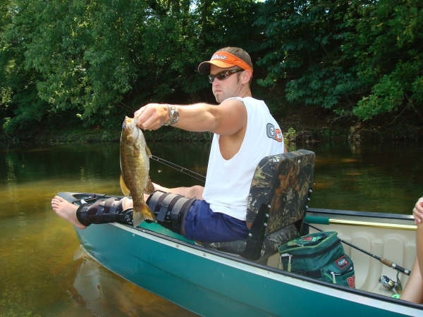 small mouth on james near Waverly